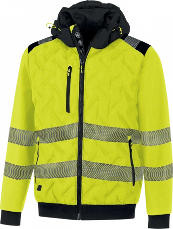 Jacket Luton hi-vis CL2, yellow/black XL, Delta Plus