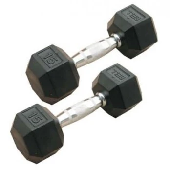Hexagon šešiakampis hantelis 15kg (1vnt)