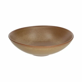 Dubuo, TERRACOTTA BROWN BISCUIT, Ø23 cm.