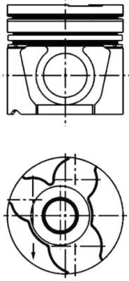 Stūmoklis KOLBENSCHMIDT 40307600