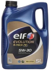 Variklių alyva ELF EVOLUTION (5L) 5W30 EVO R-TECH FE 5W30 5L kaina