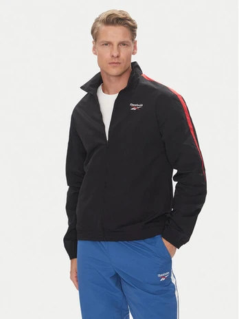 Reebok Demisezoninė striukė 100215495 Juoda Regular Fit