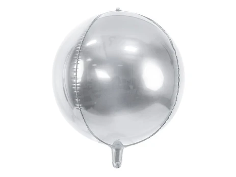 Folinis balionas Ball 40 cm, sidabrinis