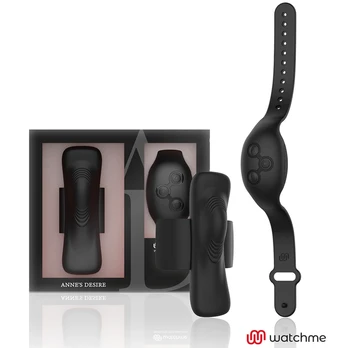 Stimuliatorius ANNE'S DESIRE PANTY PEASURE + WATCH BLACK