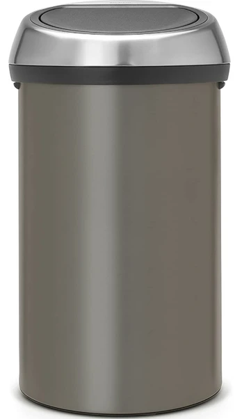 Affaldsspand, Brabantia Touch bin, hvid, plast/stål, 60 l