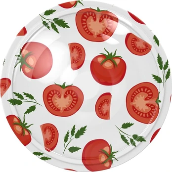 Tomato-pattern twist-off lid Ø66/4 – bulk
