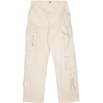 Tiesūs džinsai vyrams, Balta, Utility cargo jeans