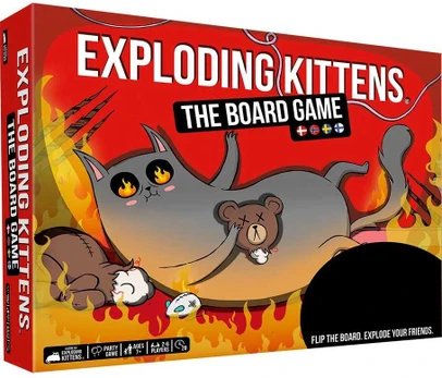 Exploding Kittens Stalo žaidimas „Nordic“
