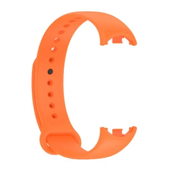 Telcon SILICONE STRAP MI BAND 8 M8 (3). Oranžinis