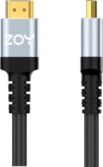 Kabelis ZOY HDMI 5m standartas 2.1 + Velcro ZCH5