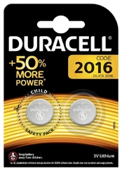 Elementai Duracell, CR2016, 3 V, 2 vnt. kaina