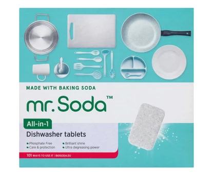 Indaplovių tabletės MR.SODA, 30 vnt.