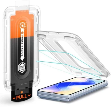Dėklas Spigen Glass tR EZ Fit Pro 2 Pack, transparency - Google Pixel 10 Pro Fold