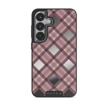 Asap - Samsung Galaxy S25 Case, Elite Mirror Dark (Magnetic) / Silver