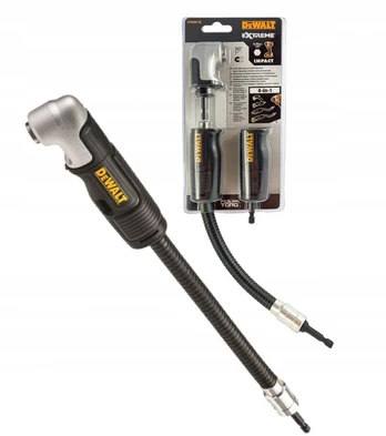 Dewalt smūginis adapteris kampiniams antgaliams 1/4" šešiakampis 4in1 Dt20502