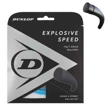 DUNLOP EXPLOSIVE SPEED 17g/1,25mm 12m Blue Teniso raketės stygos