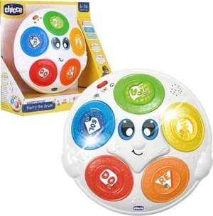 Interaktyvus žaislas Chicco Happy Music Harry The Drum 52025, 20 cm