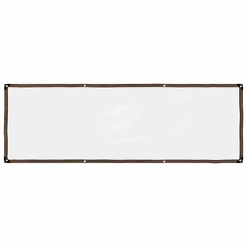 Skaidrus brezentas su kilpelėmis, 1x3 m, polietilenas