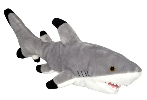 Pliušinis žaislas Wild Planet Shark, pilkas, 15 cm
