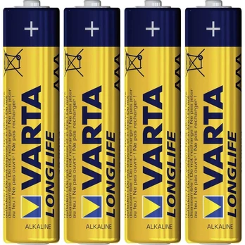 Elementai Varta LR03 (AAA), AAA, 1.5 V, 4 vnt.
