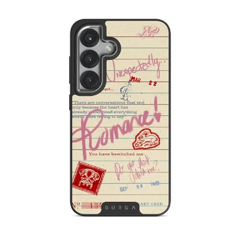 Library Card - Samsung Galaxy S25 Case, Elite Dark (Magnetic) / Silver