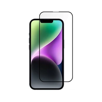 "5D 0.3mm Tempered Glass iPhone 15 Pro Max" Black