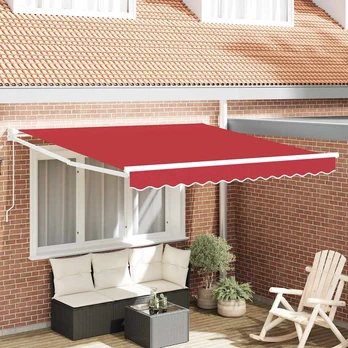 Ištraukiama markizė Raudona 300x250 cm audinys