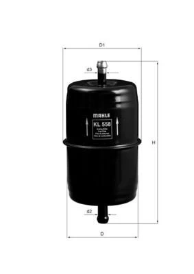 Kuro filtras KNECHT KL 558