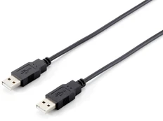 Equip USB 2.0 Type A Cable - 5.0m - Juodas - 5 m - USB A - USB A - USB 2.0 - Male/Male - Juodas kaina