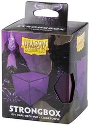Dragon Shield Strongbox Box - Clear Violetinė