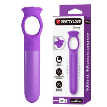 Pretty Love Giana mini vibratorius, violetinis