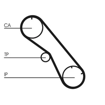 CONTI CT 860 Timing belt