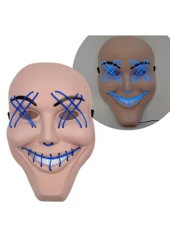 LED šviečianti veido kaukė