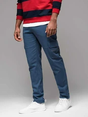 Blue men's pants mėlynas kaina
