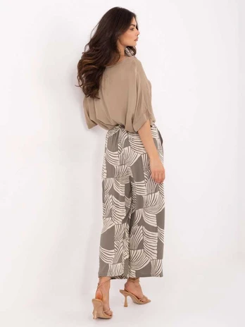 Sublevel Kelnės-D73771M62237G-khaki