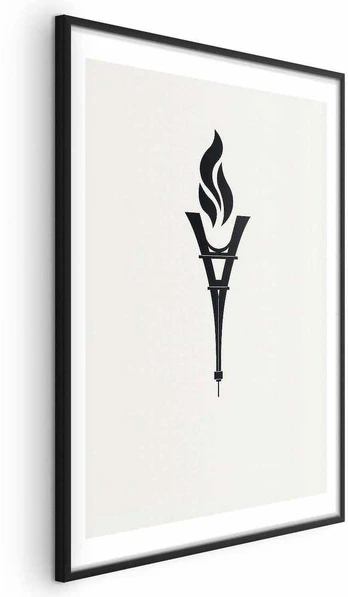 Artgeist Plakatas - Torch Shaped Like the Eiffel Tower