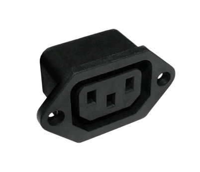 Gniazdo AC 3PIN montaż komput. Cabletech