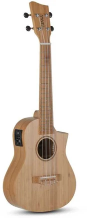 Koncertinė ukulelė su įgarsinimu Gewa BAMBOO E-A Concert
