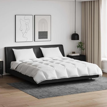 Antklodė Kita 3 pcs Balta 240 x 200 cm Pūkai