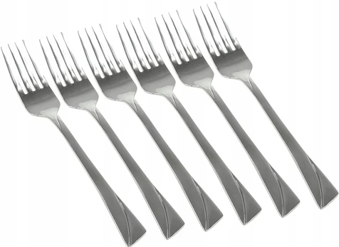 King Hoff Šakutės Gładki Połysk 6 vnt Kinghoff Kh-1338/15