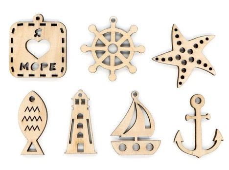 Embroidery Decoration Set Sea (7 pcs) OR-098