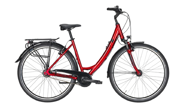 Dviratis 28" Solero SL wave 7g raudonas