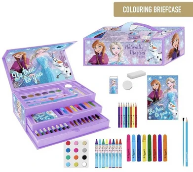 CERDÁ Disney Frozen colouring stationery case