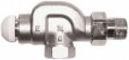 Thermost.valve, reverse angle, single pipe 1/2"
