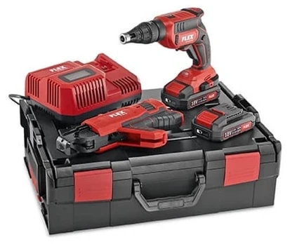 Akumuliatorinis suktuvas FLEX DW 45 18.0-EC M/2.5 Set, 18 V, 2500 mAh
