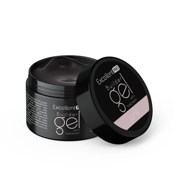 EXCELLENT PRO_Builder Gel With Thixotropy builder gel Pink Clear 15g