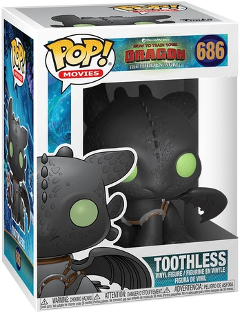 FUNKO POP! Vinilinė figūrėlė: How to Train Your Dragon 3 - Toothless