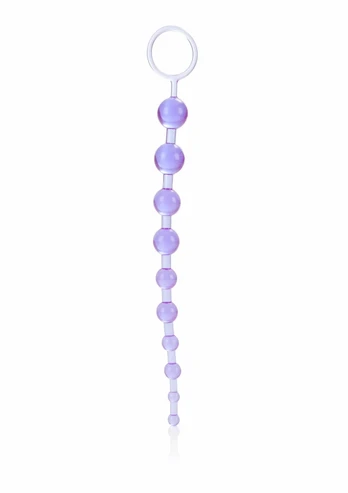 X-10 Beads Flexible Graduated Intimate Bead System, Black, 28 cm