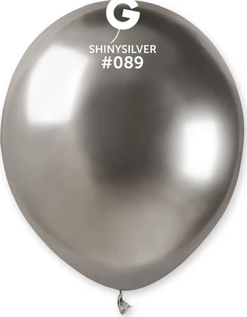Gemar Chrominiai balionai Sidabras, AB50, 13 cm, 100 vnt.