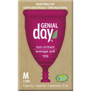 Menstruacinė taurelė GENIAL DAY MEDIUM, 1 vnt.